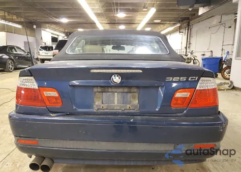 2005 BMW 325 Ci from USA, damaged, VIN WBABW33465PL37310